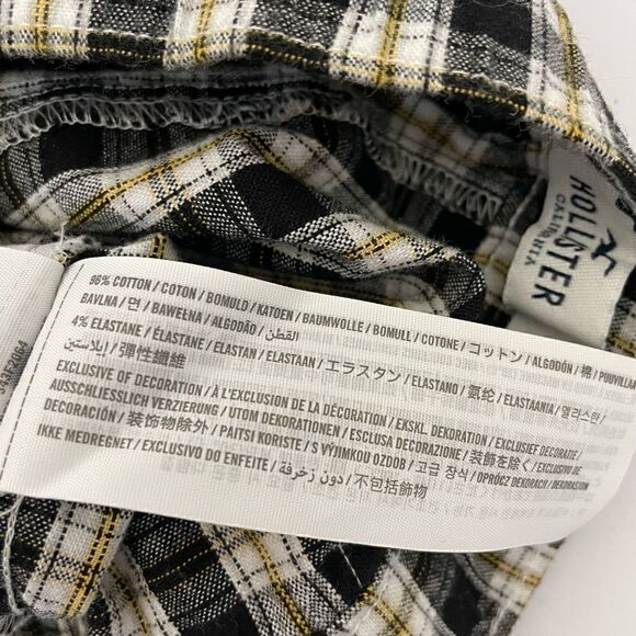 New! Hollister| XSmall Has Stretch Cotton Plaid Mini Skirt - Picture 4 of 12